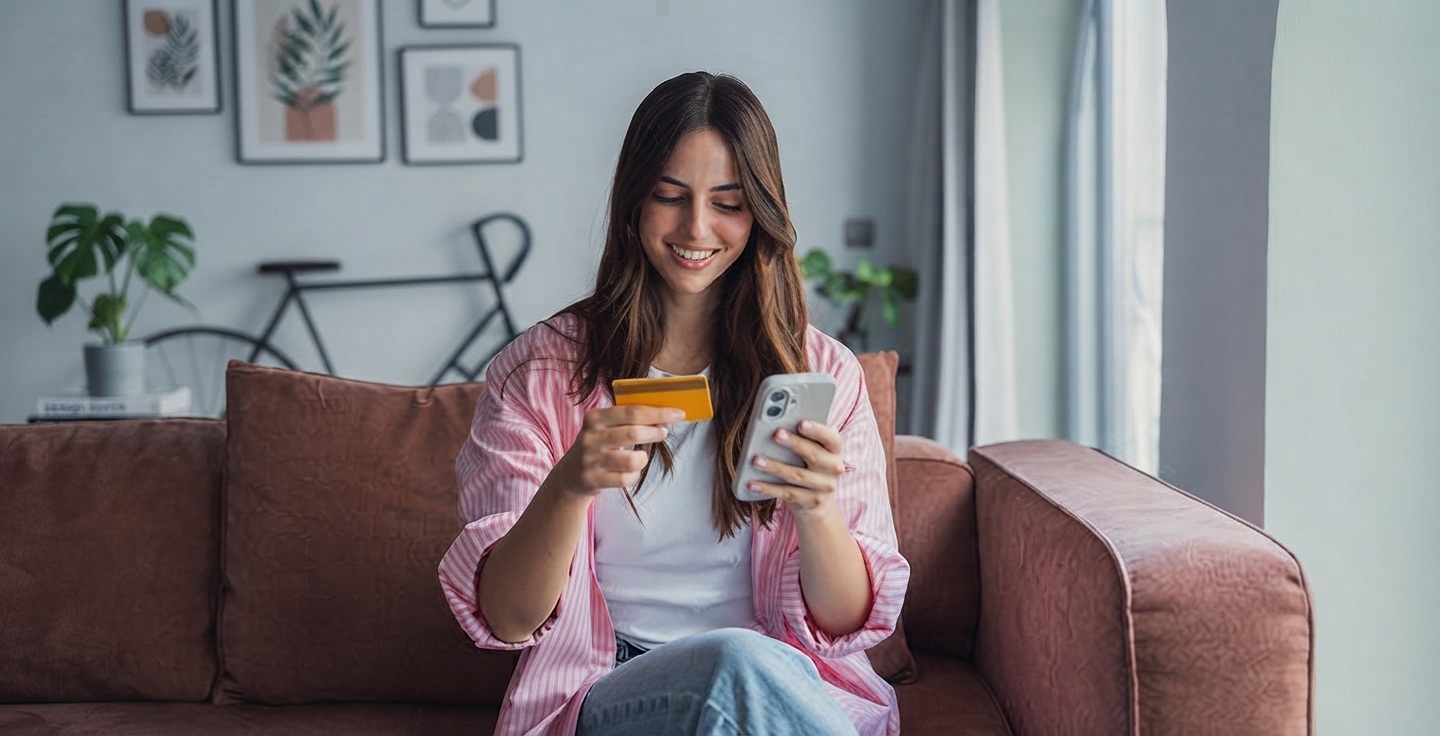 Étudiant consultant une application mobile de gestion budgétaire sur son smartphone dans un environnement quotidien
